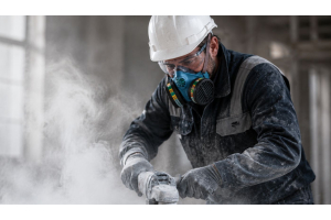 Welke ademhalingsbescherming gebruik je bij silicastof?