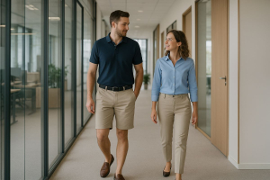 Kan ik een korte broek dragen op werk?