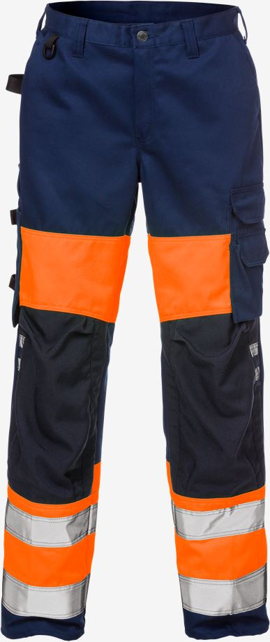 Hi-Vis Oranje/Marineblauw
