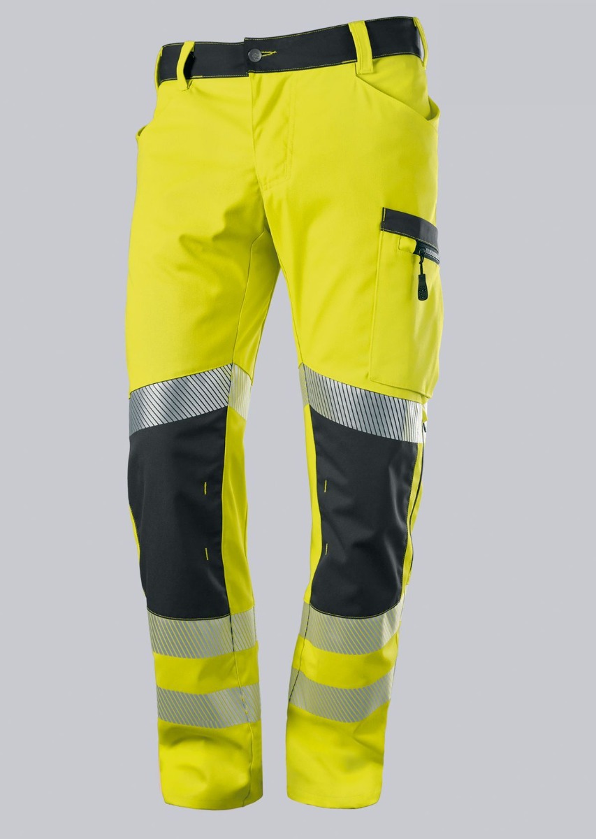 BP® Lichte Stretch-Broek Met Hoge Zichtbaarheid En Kniezakken 2043