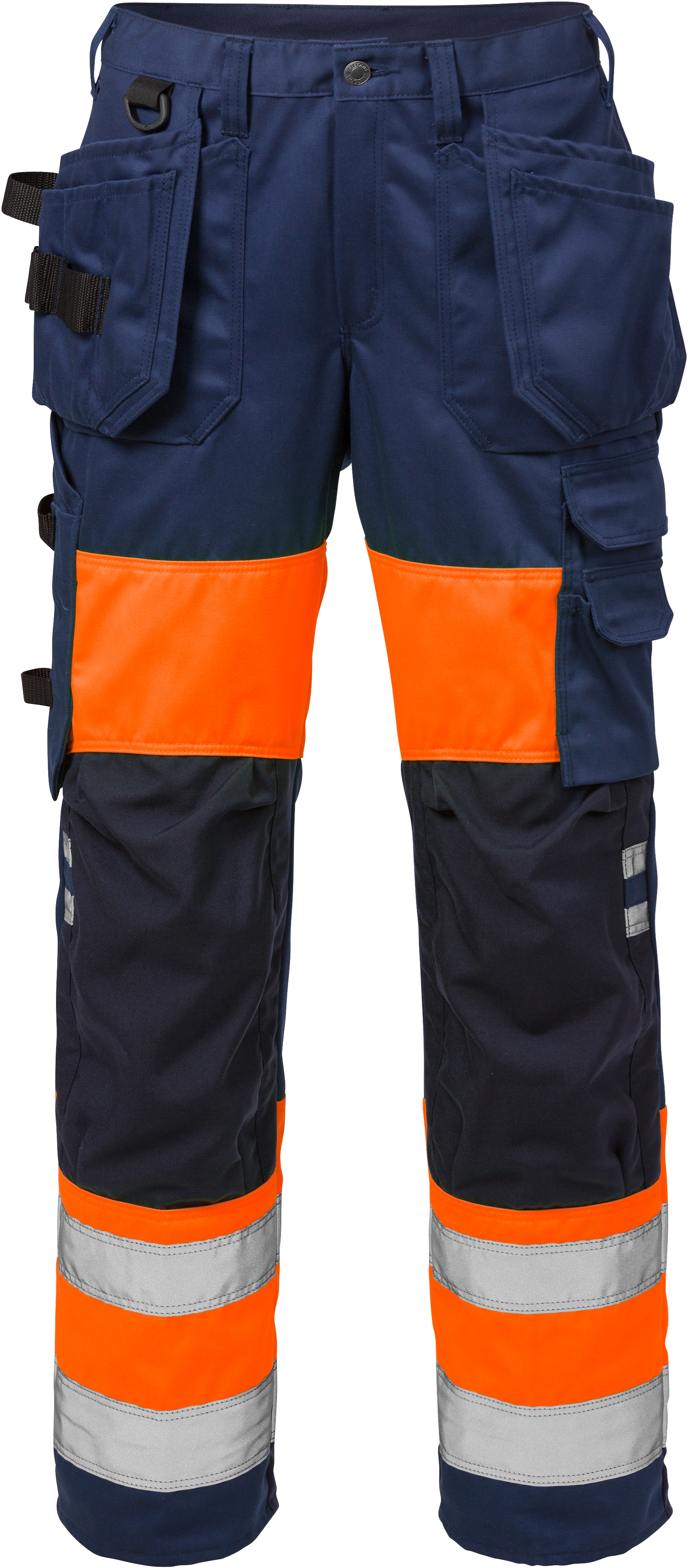 Hi-Vis Oranje/Marineblauw