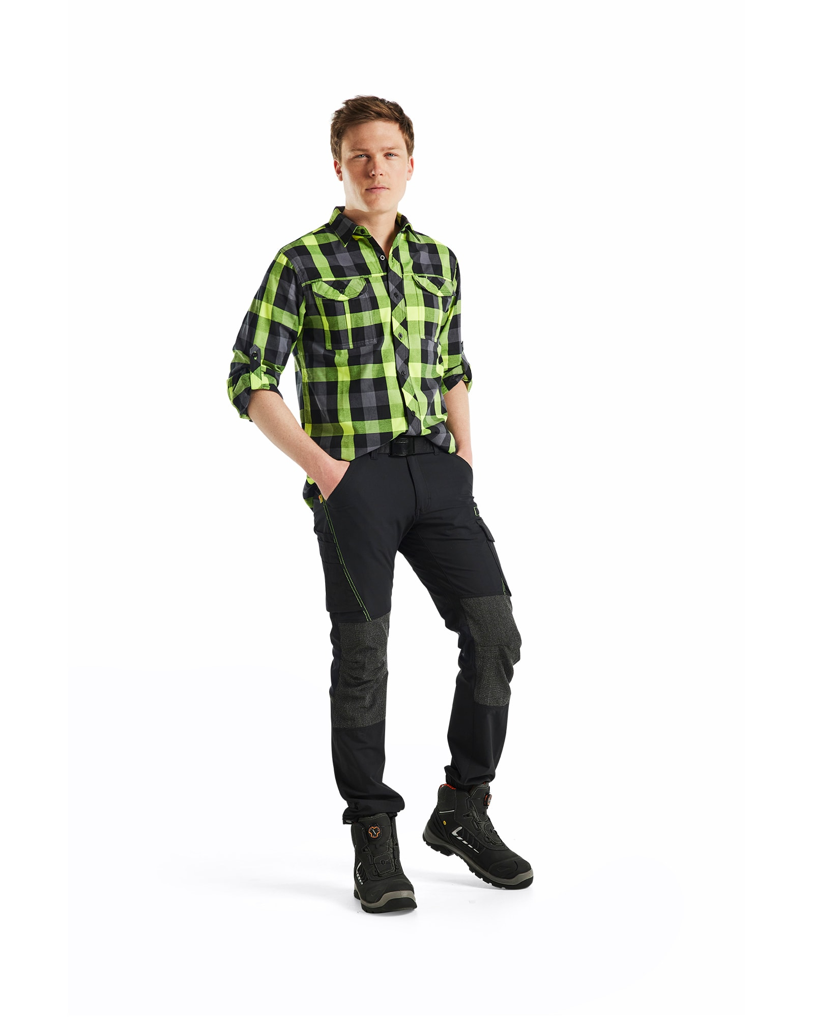 Zwart/High Vis Geel