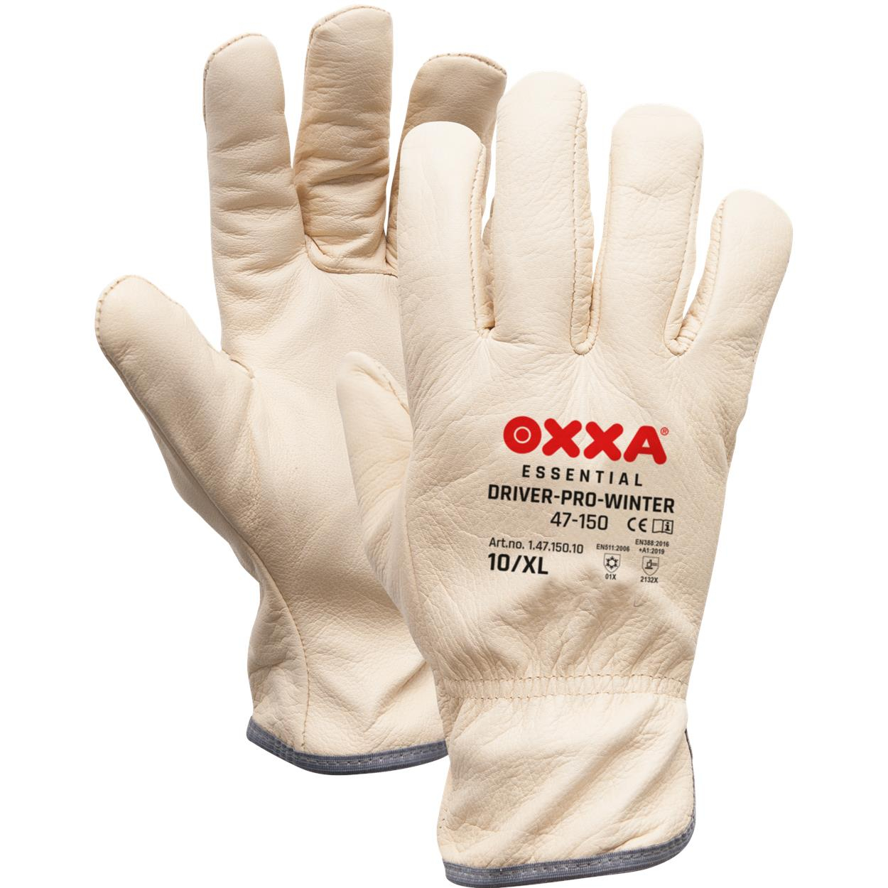 Oxxa Essential Driver-Pro-Winter 47-150 Leder Winterhandschoen
