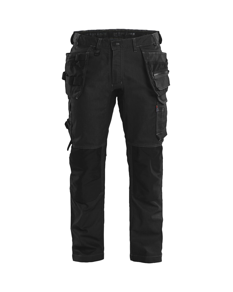 Blaklader 1750 Denim Stretch Werkbroek Met Gereedschapszakken