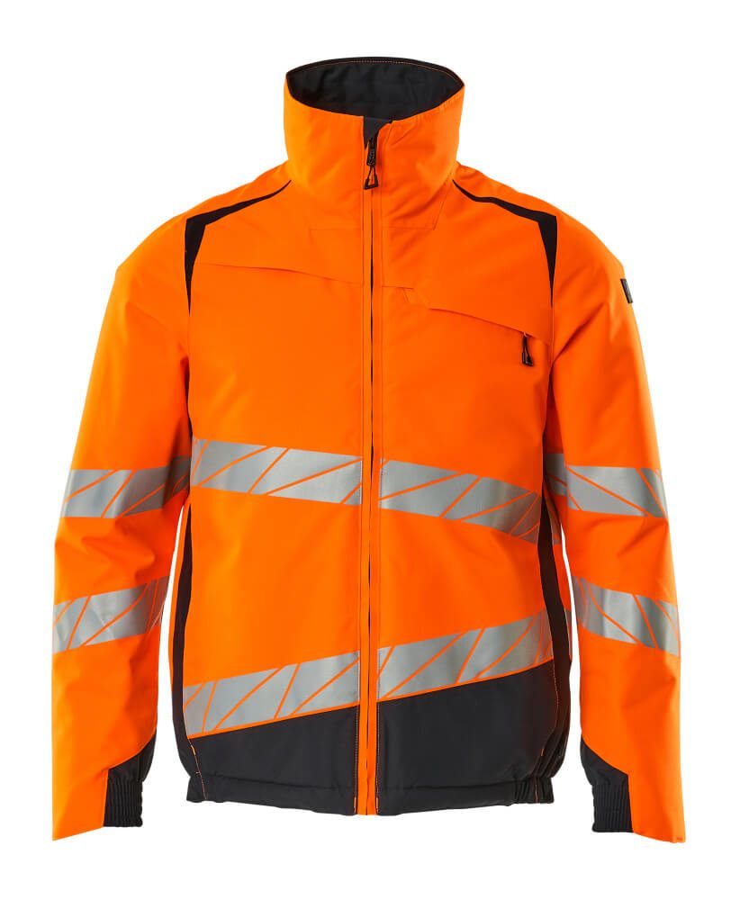 High Vis Oranje/Marineblauw