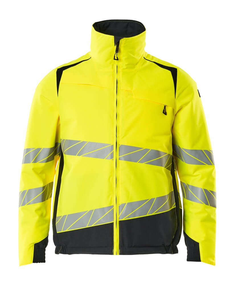 High Vis Geel/Marineblauw