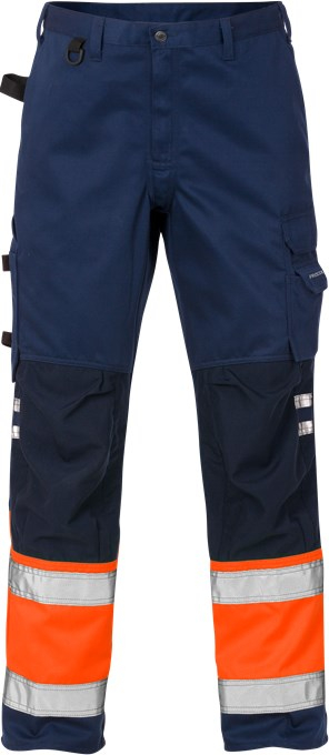 Hi-Vis Oranje/Marineblauw