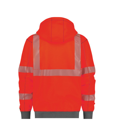 Cementgrijs/Fluo Rood