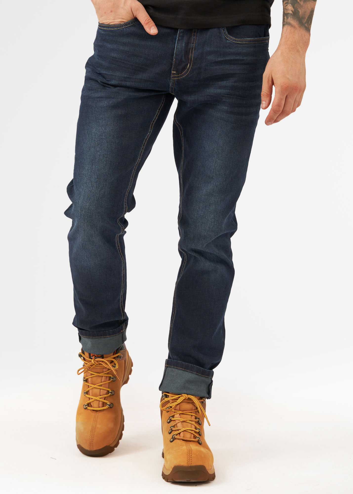 247 Jeans Palm S08 Sand Blasted Dark Blue