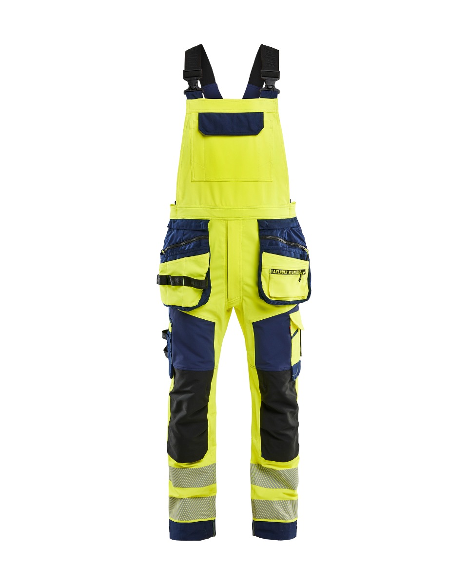 High Vis Geel/Marineblauw