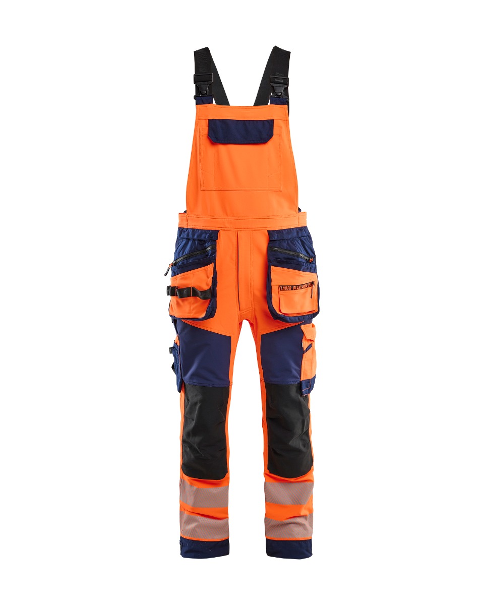 High Vis Oranje/Marineblauw