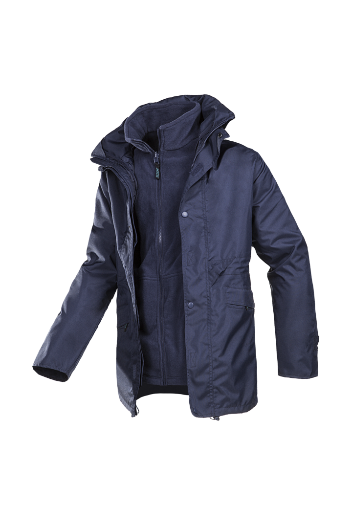 Sioen 3 in 1 Winter Parka met Uitneembare Fleece Jas Crossfield