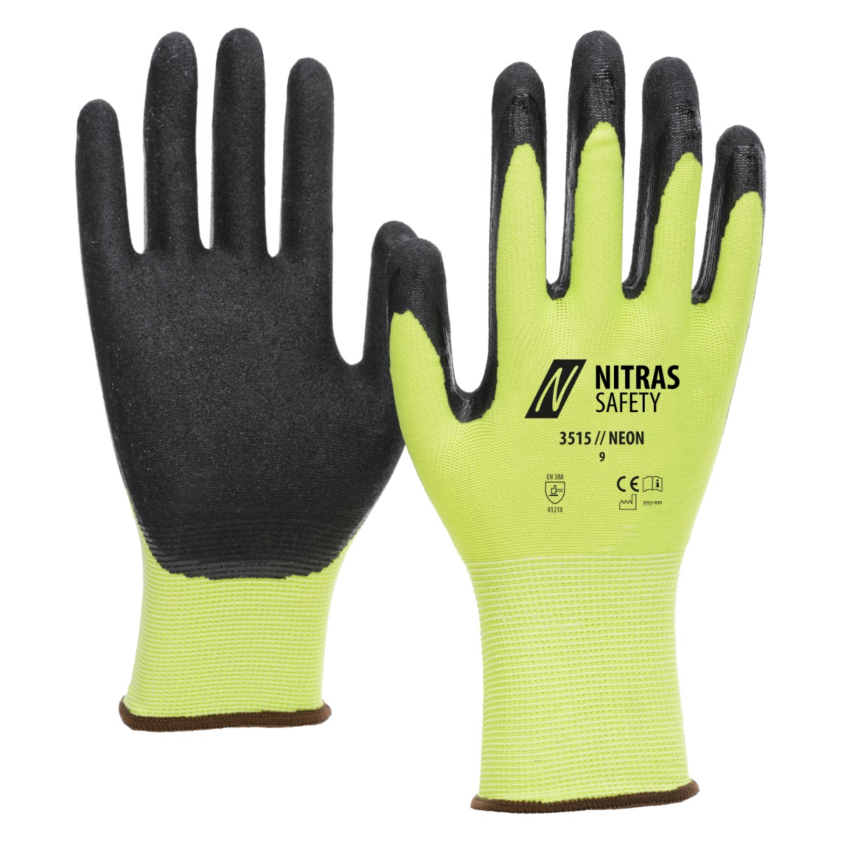 Nitras Safety 3515 // NEON Handschoen