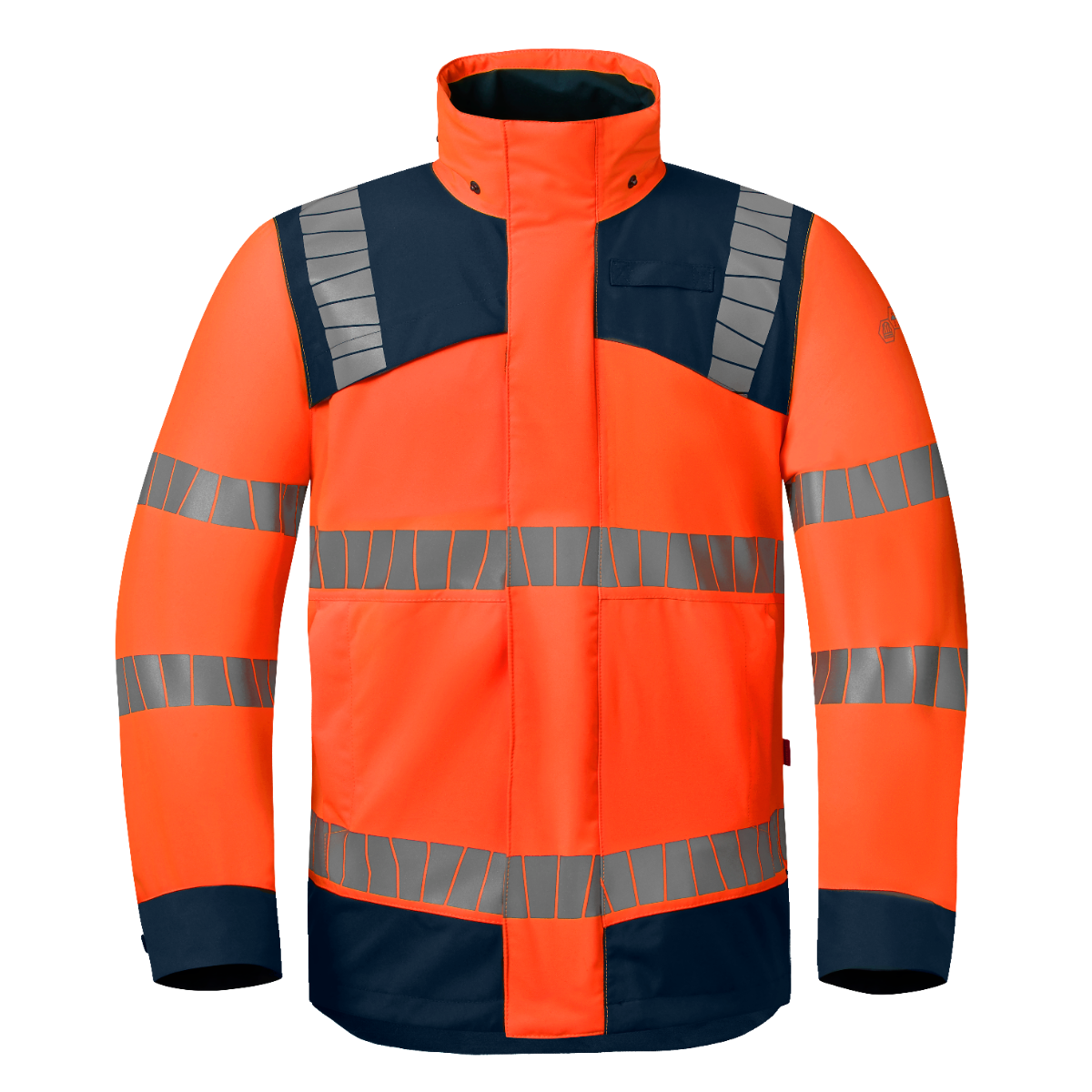 High Vis Oranje/Marineblauw