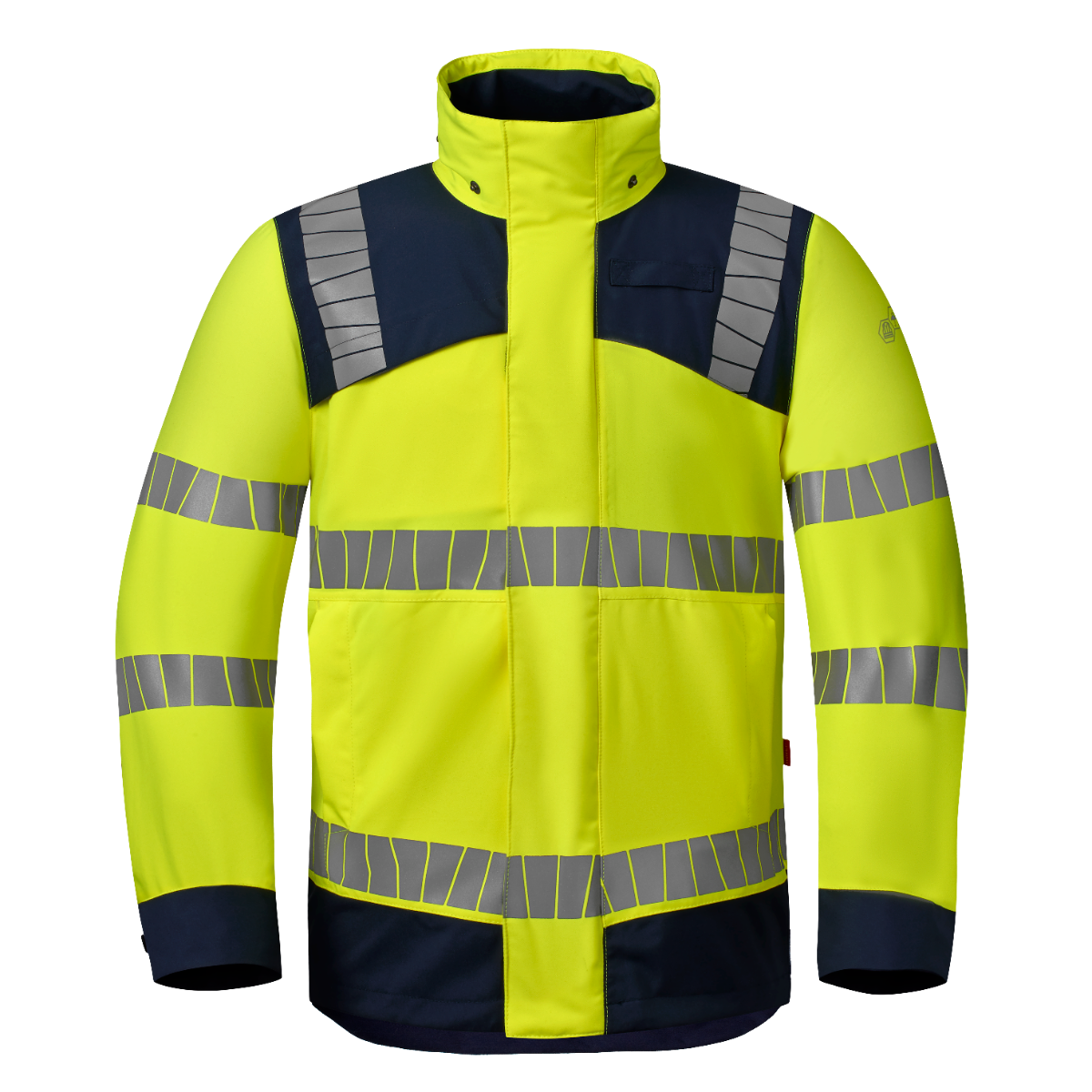 High Vis Geel/Marineblauw