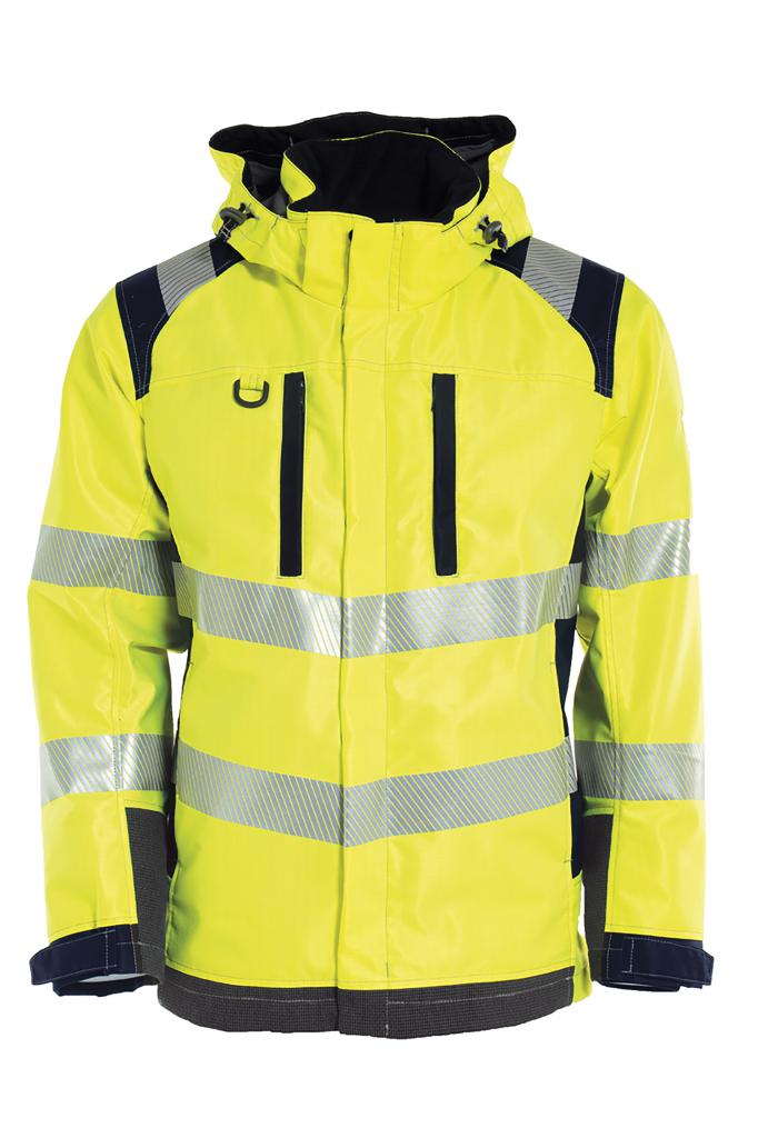 Tranemo Hi-Vis Shell Jack Met Voering Shell FR