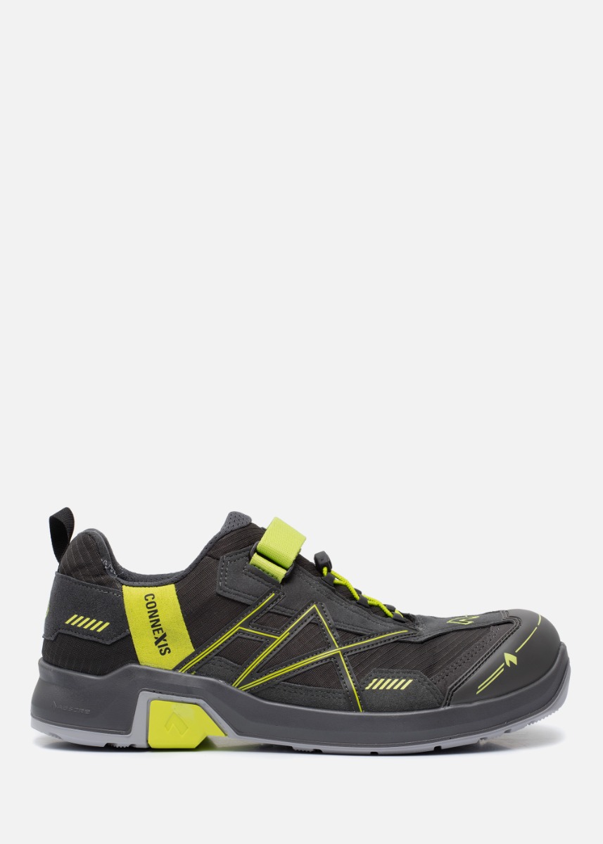 Haix Connexis Safety T S1 Low Grey-Citrus S1 Werkschoen