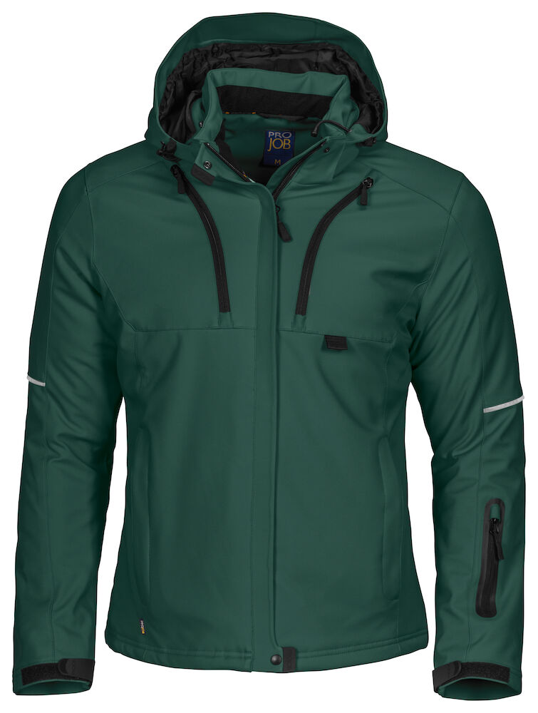 Projob 3413 Dames Gevoerde Softshell Jas  thumbnail