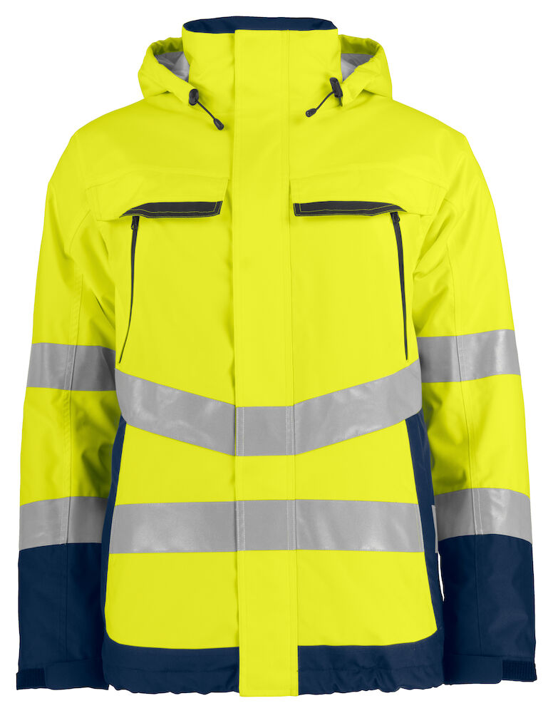 High Vis Geel/Marineblauw
