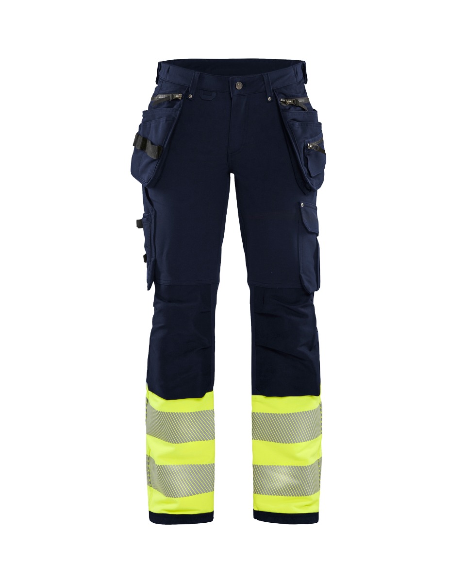 Blaklader Dames High Vis 4-weg Stretch Werkbroek