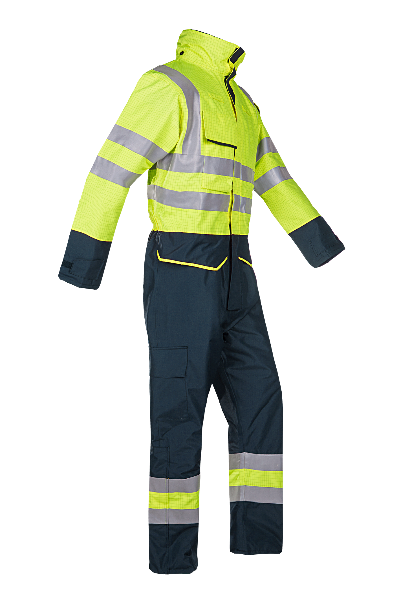 Sioen Vlamvertragende En Antistatische Signalistatie Winter Regenoverall