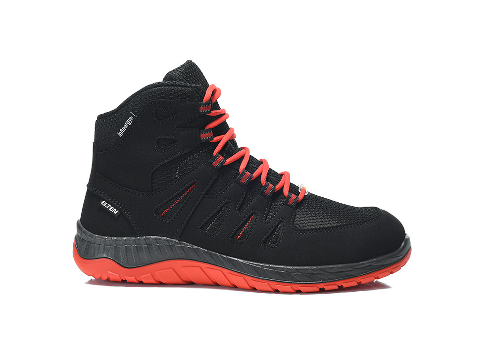 Elten Maddox Black-Red Mid ESD S3