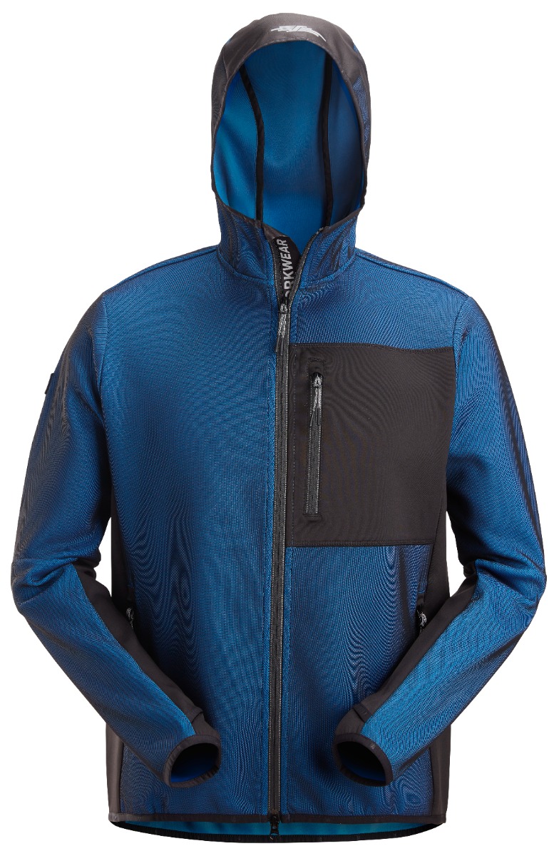Snickers Workwear 8044 FlexiWork, Tussenlaag Hoodie met Rits