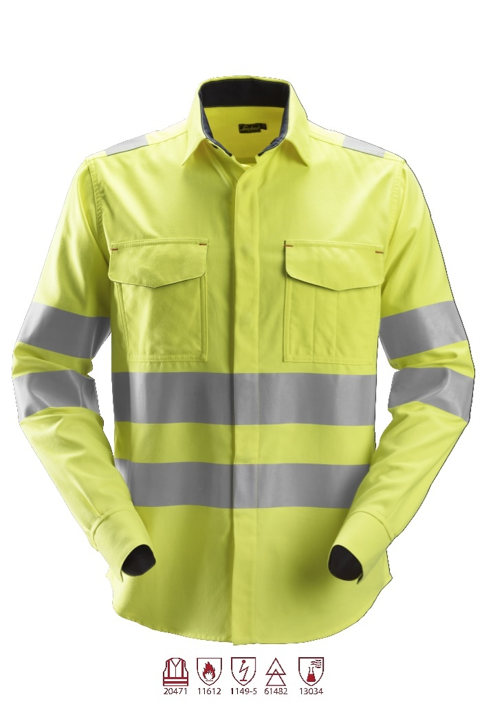 Snickers Workwear ProtecWork Shirt met lange mouw Klasse 3 - 8562