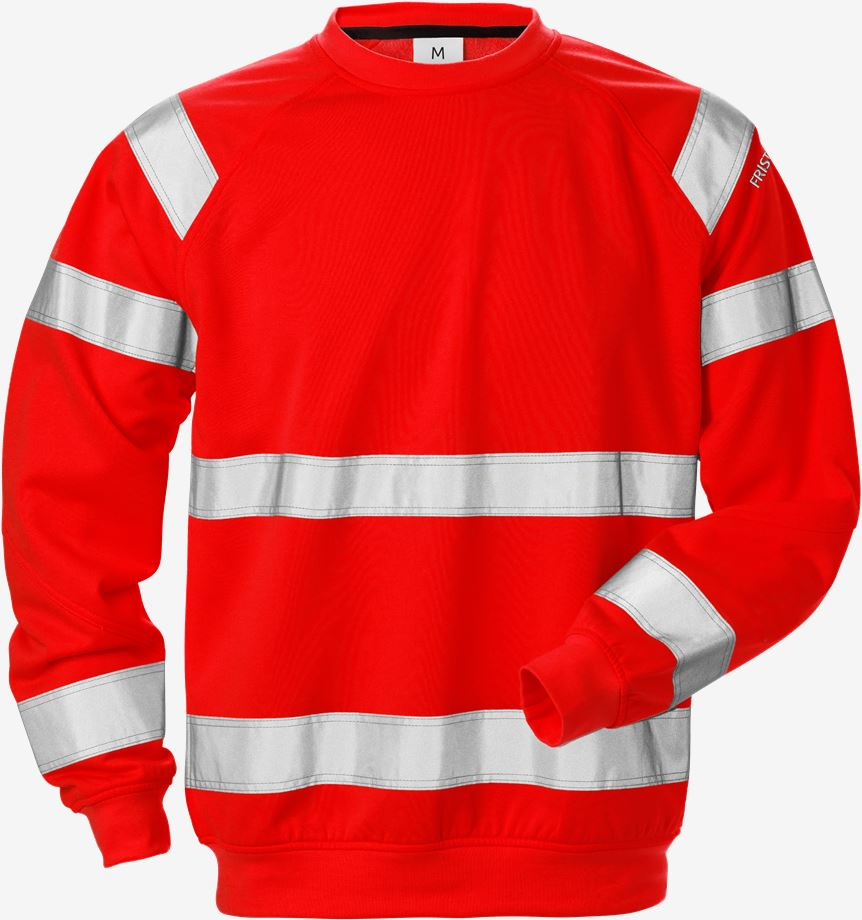 Fristads Hi Vis Sweatshirt Klasse 3 7446 Shv