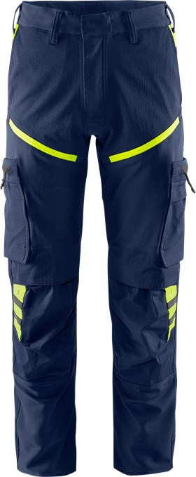 556-Marineblauw/hi-vis geel