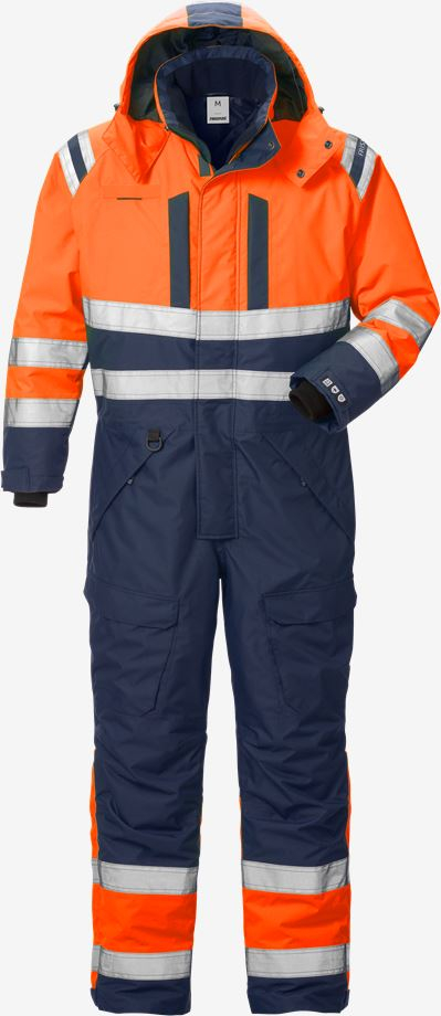 Hi-Vis Oranje/Marineblauw