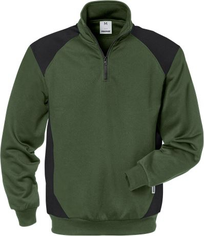Fristads Skarup Sweater met Korte Rits 7048 SHV