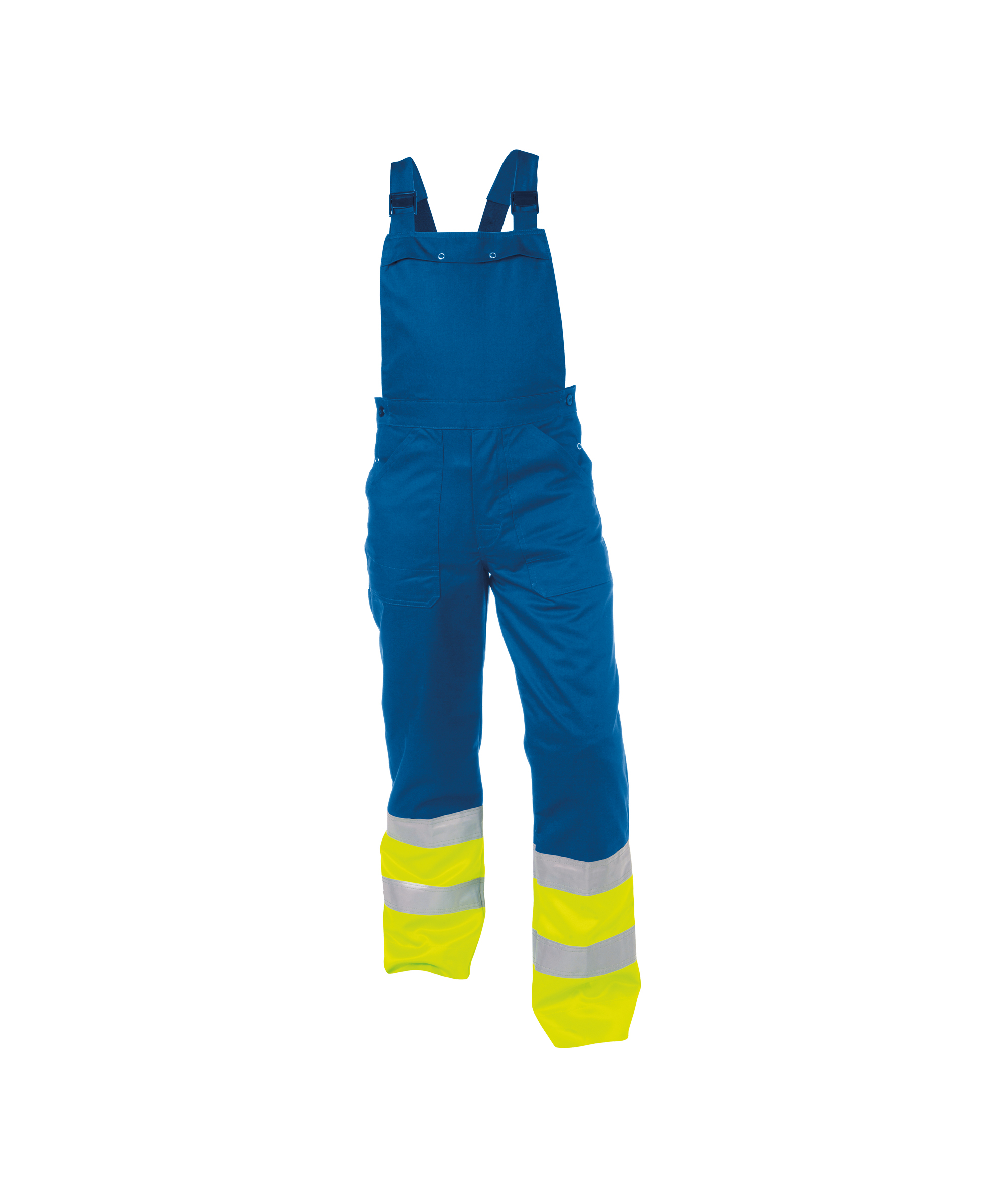 Korenblauw/Fluo geel