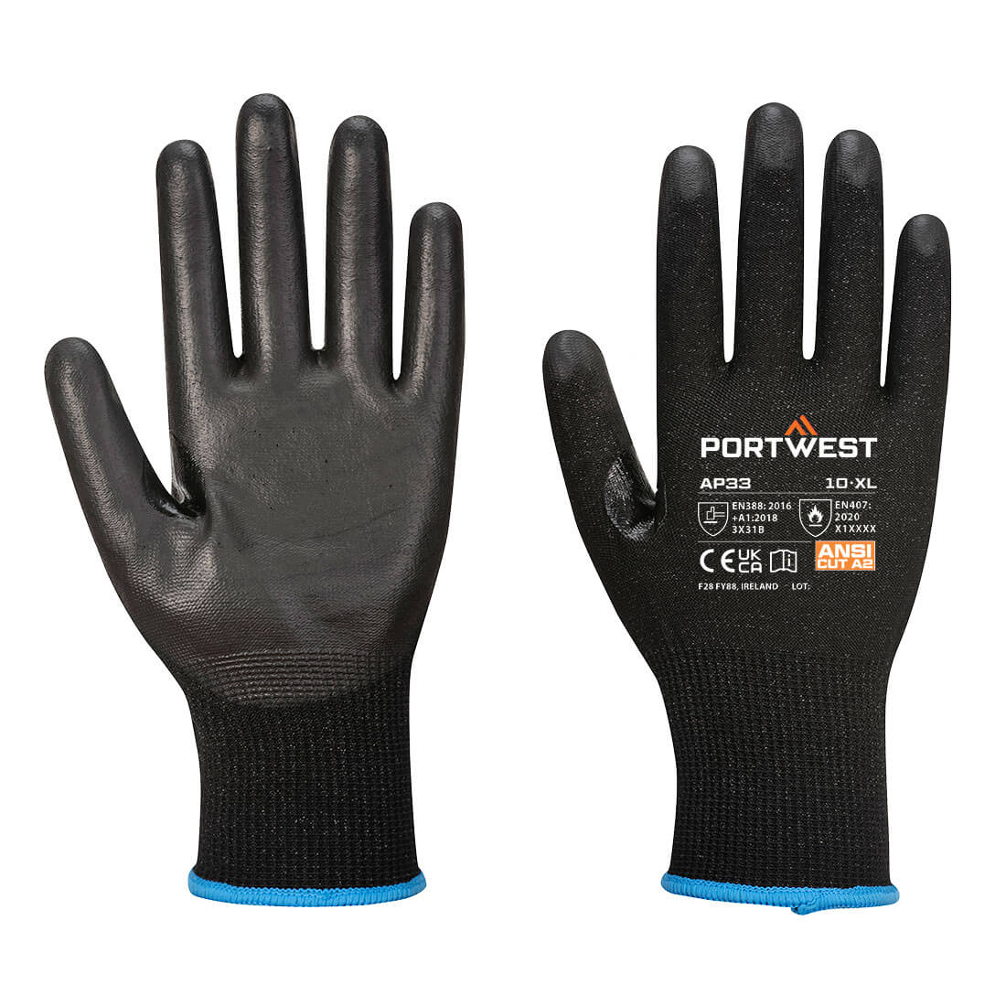 Portwest LR15 PU Touchscreen Glove (12 paar)