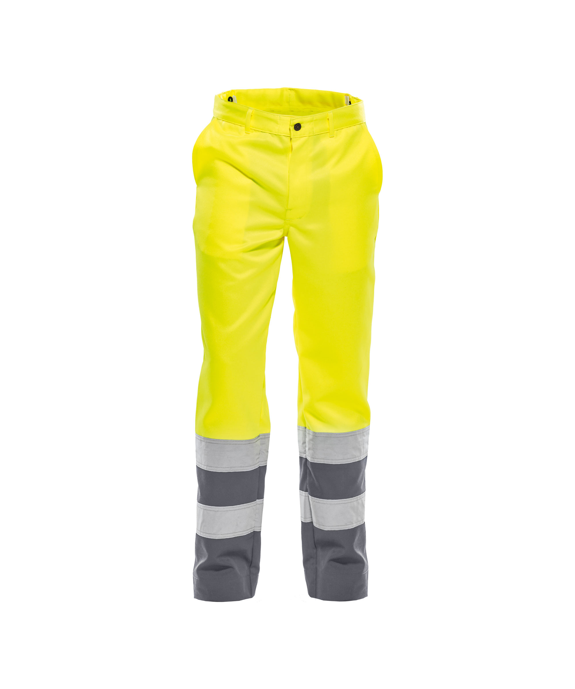 Cementgrijs/fluo geel