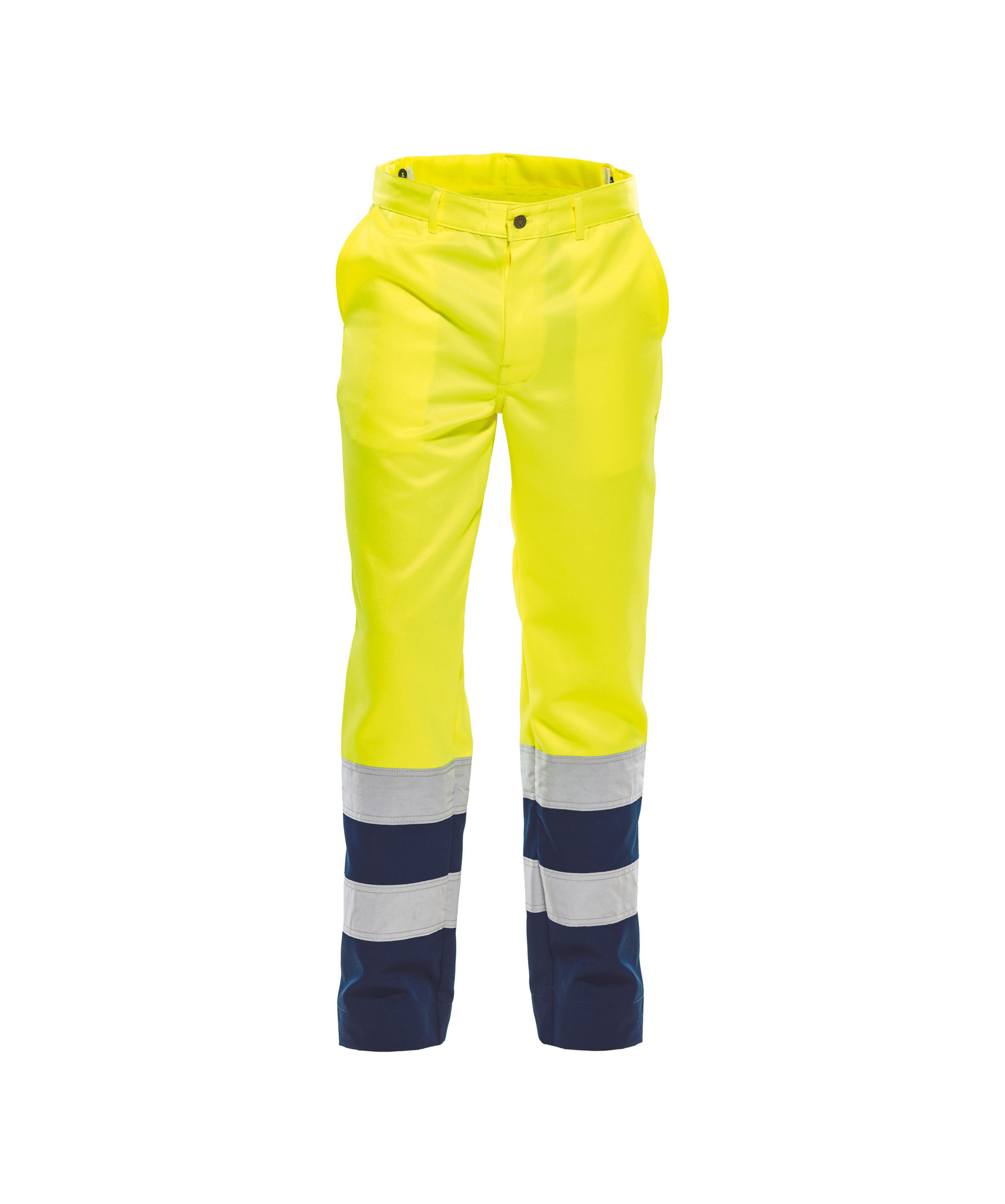 High Vis Geel/Marineblauw