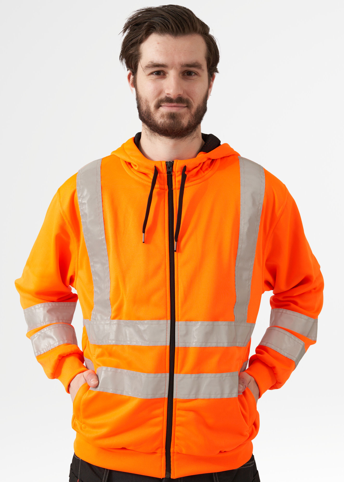 Blåkläder 3346 Hooded Sweatshirt High Vis