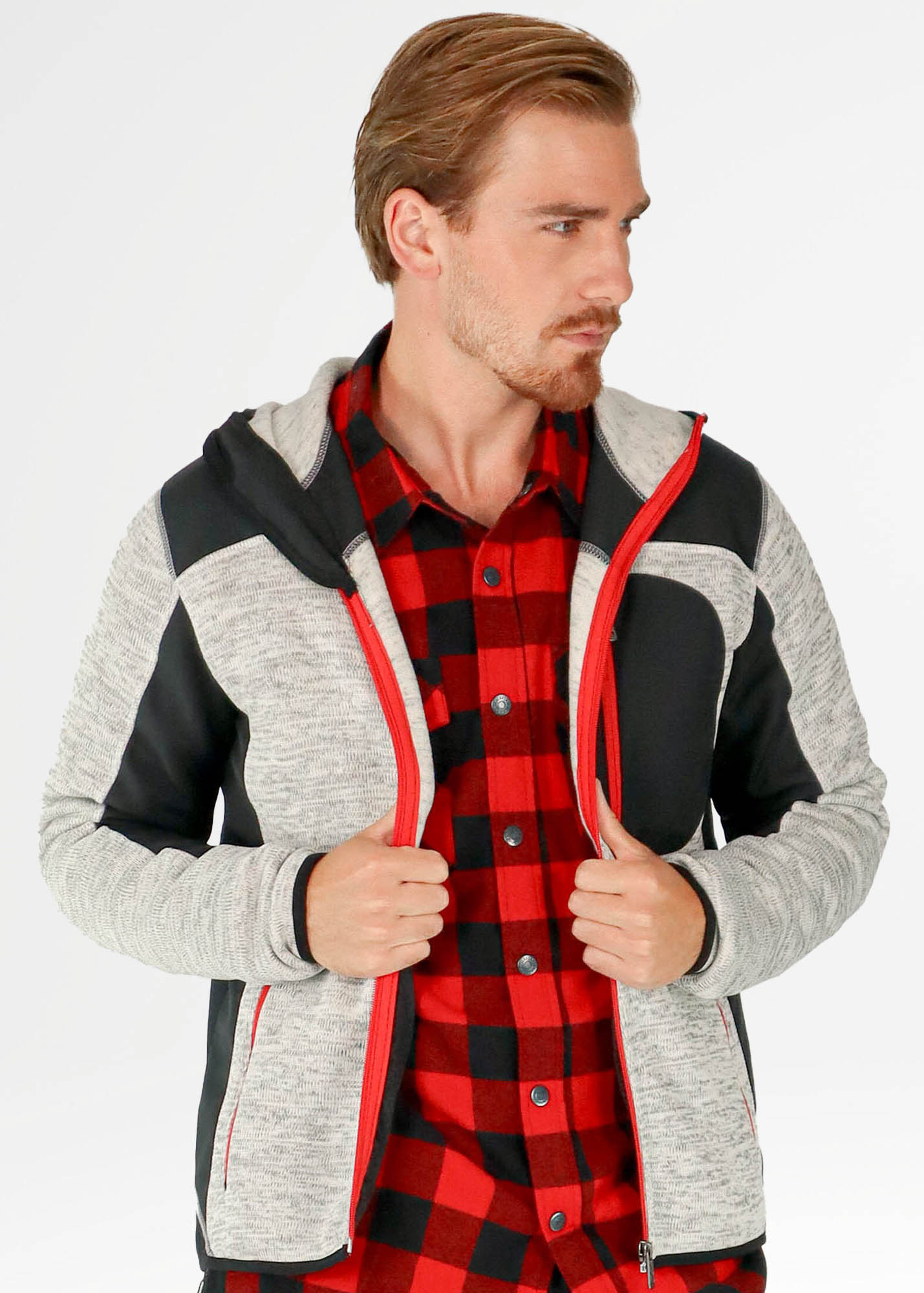 Blåkläder 4930 Gebreid vest met softshell