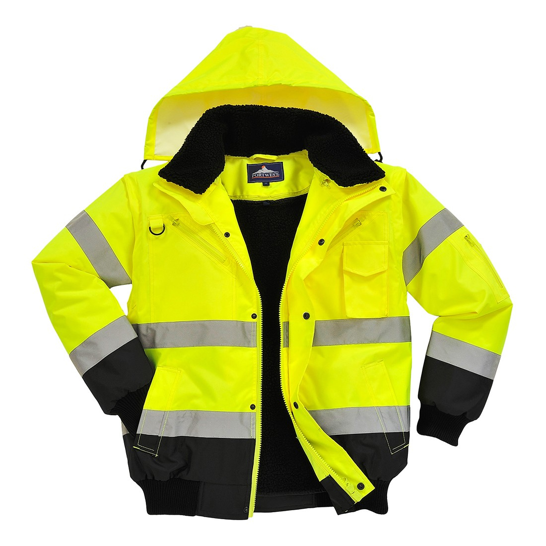 Portwest Hi-Vis Contrast Bomber Werkjas