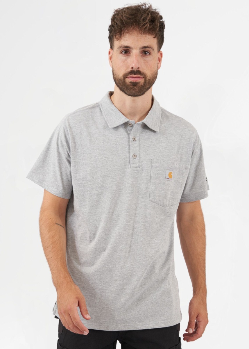 Carhartt Loose Fit Midweight Short-Sleeve Pocket Polo