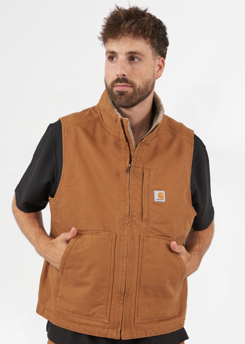 Carhartt mock hot sale neck vest