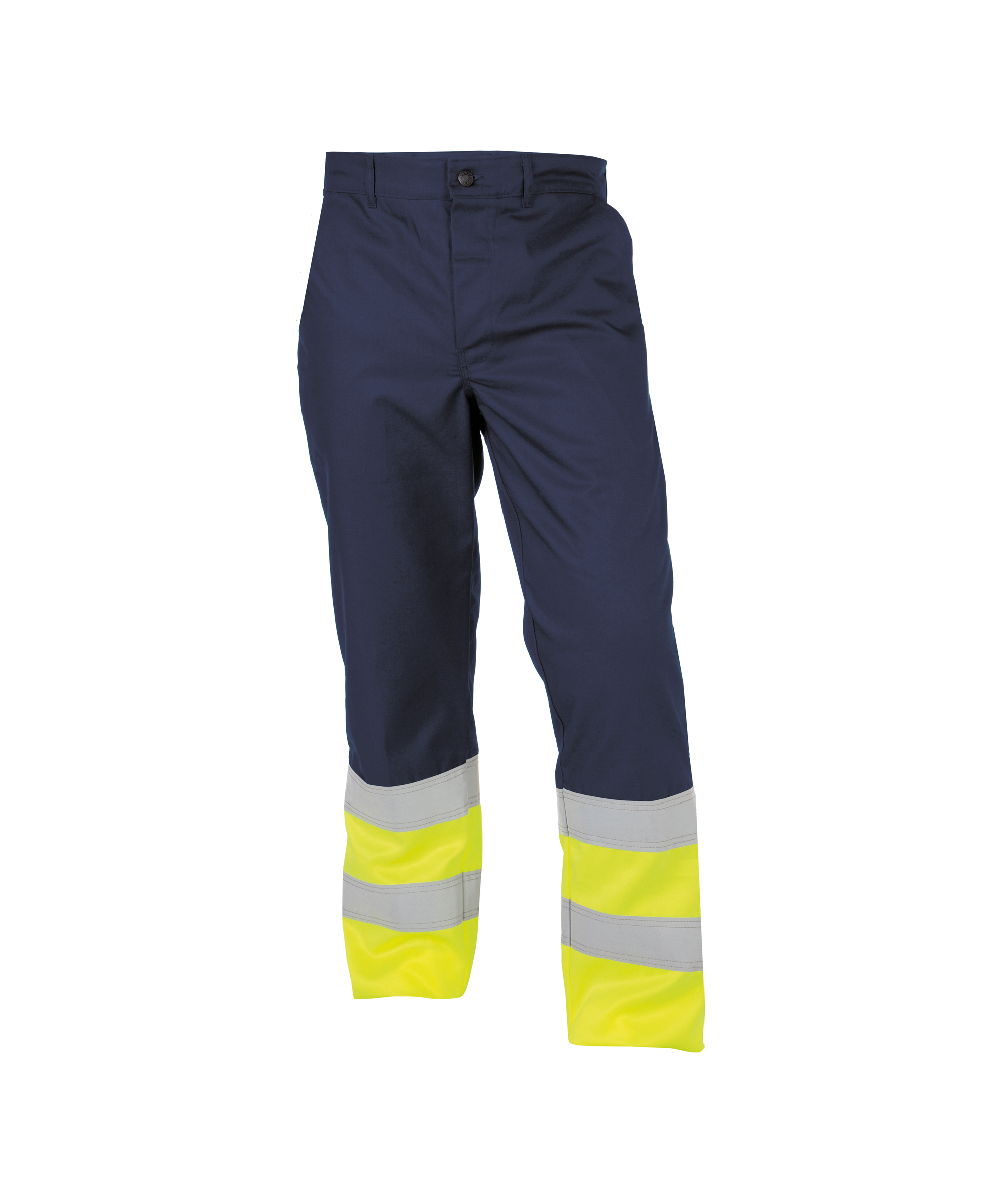 High Vis Geel/Marineblauw