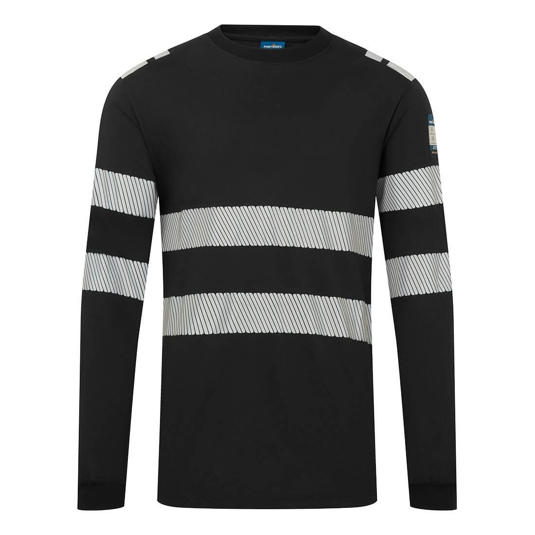Portwest PW3 Modaflame Gebreid FR T-shirt met Lange Mouwen FR732 Hi-Vis
