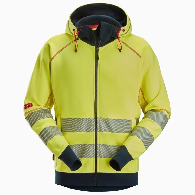 Snickers ProtecWork Hoodie 2866 High-Vis Klasse 3/2 Vlamboog Rits Antistatisch