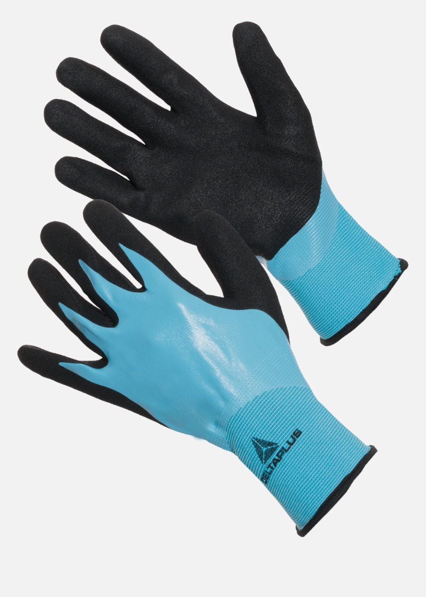 Delta Plus Wet & Dry VV636BL Werkhandschoen