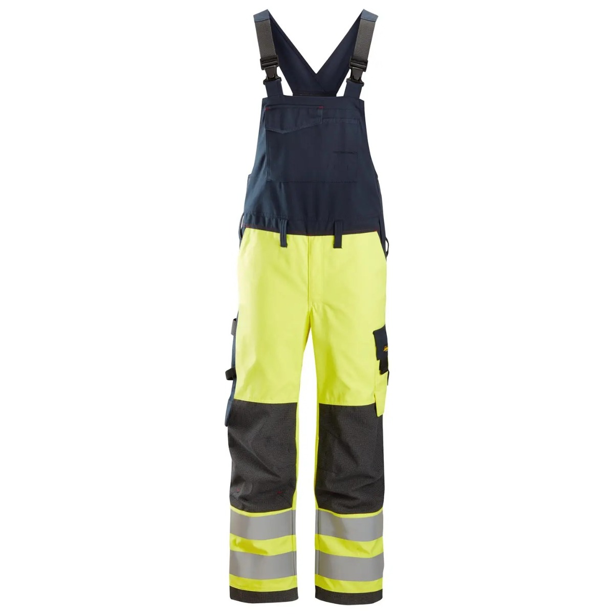 Snickers ProtecWork, Bib & Brace Broek, High-Vis Klasse 2 - 6060