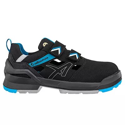 Albatros Forge Air Black/Blue Low S1 ESD FO SR Werkschoen