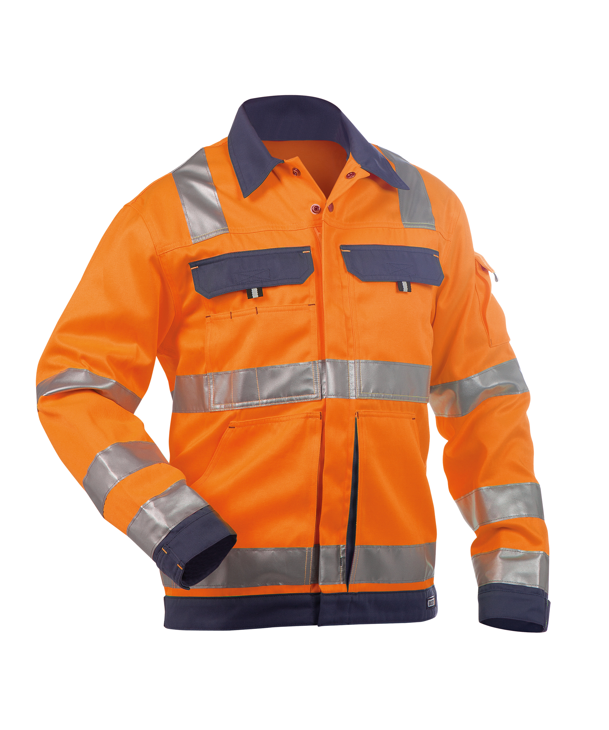 Oranje/Marineblauw