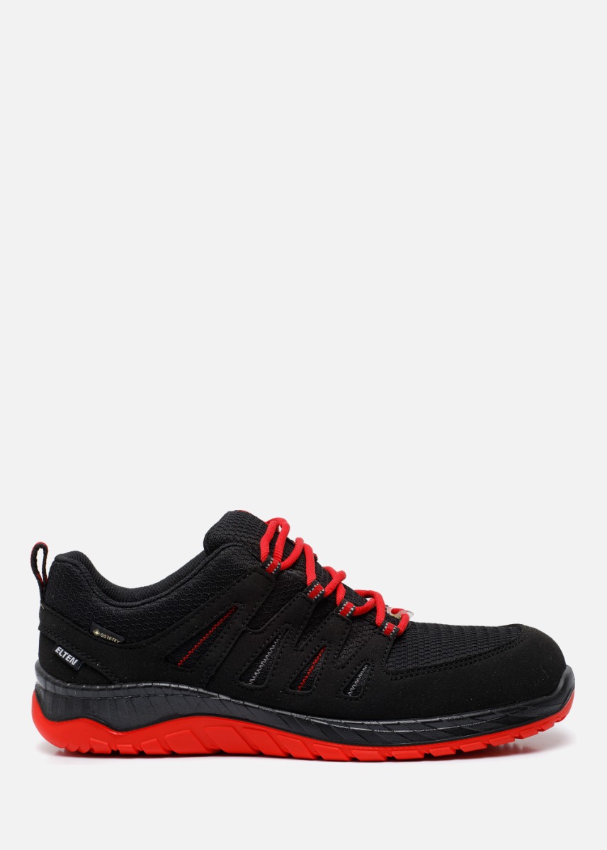 Elten Maddox GTX W Black-Red Low ESD S3 CI