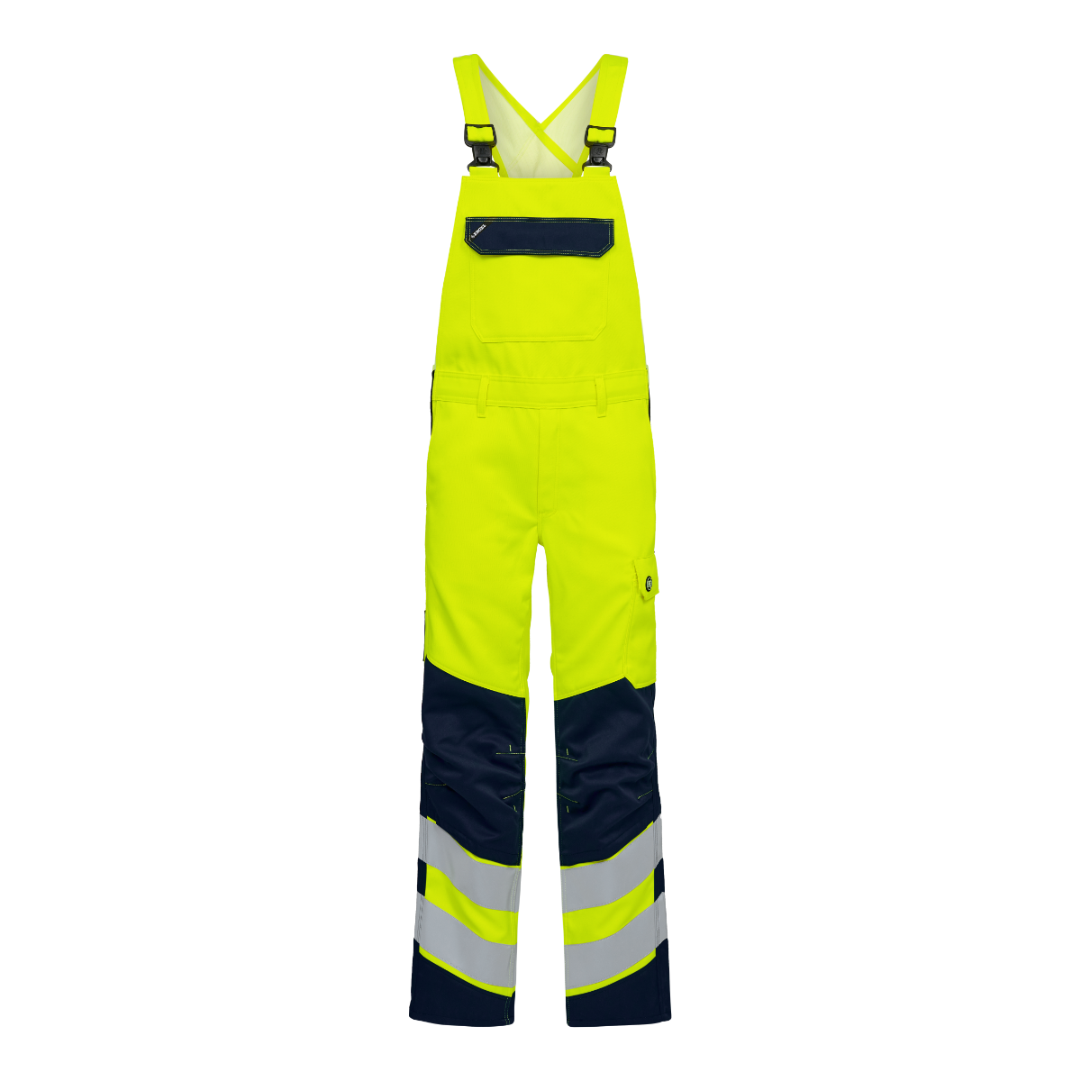 High Vis Geel/Marineblauw